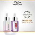 Bundle - L'Oreal Paris Glycolic Bright Instant Glowing Face Serum 15Ml + L'Oreal Paris Revitalift 1.5% Hyaluronic Acid Face Serum 15 Ml