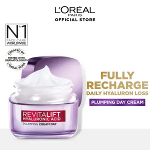 Loreal Paris - Revitalift Hyaluronic Acid Plumping Cream Day - 50Ml