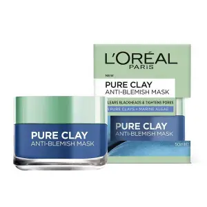 LOREAL PARIS FACE MASK PURE CLAY ANTI BLEMISH 50Ml