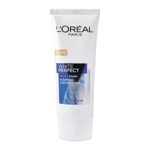 L'Oreal Paris Aura Perfect Milky Foam Purifying & Brightening Cleanser, 100ml