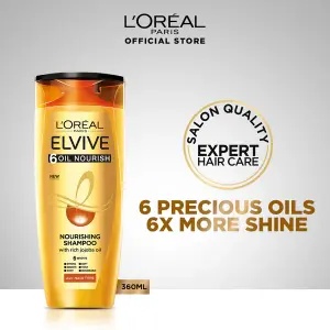 L'Oreal Paris - LOreal Elvive 6 Oil Nourish Shampoo 360 ML For Dull & Dry Hair