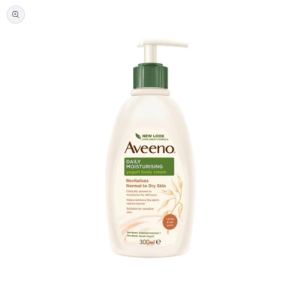 Aveeno Daily Moisturising Yogurt Body Cream Vanilla Oat Scent Pump 300Ml