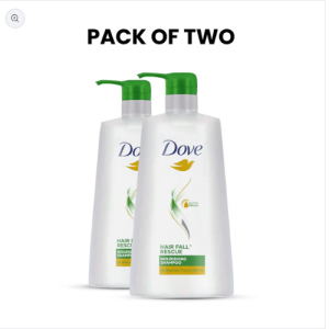 Bundle - Pack of 2 Dove Shampoo HairFall Rescue - 650Ml