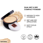 St London Dual Wet & Dry Compact Powder Natural 14G