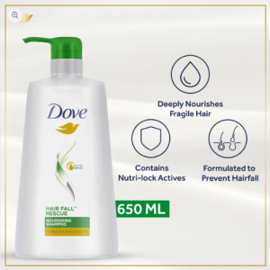 Dove Shampoo Hairfall Rescue - 650Ml