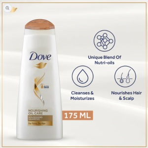 Dove Shampoo Nourishing Oil - 175Ml