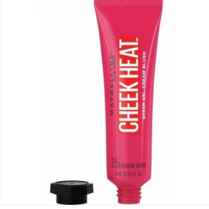 Maybelline Cheek Heat Sheer Gel Cream Blush 25 Fuchsia Spark