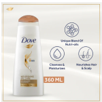 Dove Shampoo Nourishing Oil Care - 360Ml